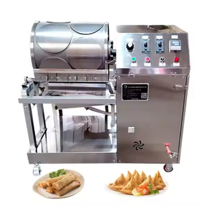 Full Automatic Lumpia Wrapper Samosa Sheet <b>Baking</b> Machine Commercial Crepe Maker Machine Electric China Spring Roll <b>Equipment</b> - Product Image 1