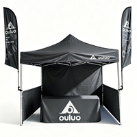 Tente pliante personnalisée 3x3m, auvent escamotable pour marché extérieur, exposition, salon professionnel, auvent imperméable, fabricant OEM ODM