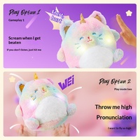 Peluche Lapin Timo Planet avec Rembourrage en Coton PP, Jouet Sonore en Tissu, Compagnon de Sommeil Unisexe, Cadeau de Noël, Boîte Mystère