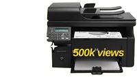 Printer Laser Monokrom M1213nf Rekondisi, Fungsi Cetak, Salin, Pindai, dan Faks, 18 Cpm, 1200*1200 DPI, Kompatibel untuk HP