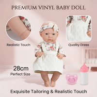 Poupées Bébé Reborn Réalistes Belinda OEM pour Enfants, 11 Pouces, en Vinyle Souple, Jouets et Cadeaux
