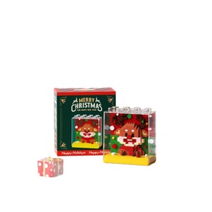 Christmas Building Blocks Set Santa Claus Snowman Tree 200-400 Pieces Educational Toy For Kids Age 7-14 Indoor Assembly Gift - Product Image 5