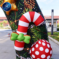 Arche de Noël gonflable personnalisée pour la publicité extérieure, idéale pour les décorations d'événements et de festivals