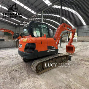รถขุดขนาดเล็กมือสอง Korea Doosan DX60 น้ำหนัก 5.7 ตัน เครื่องยนต์เดิม มีสินค้าในสต็อก - Product Image 4