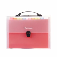 Offre Spéciale : Classeur à Fermeture pour Documents, Multi-Poches, en PP, Extensible, avec Logo Personnalisé, Vente en Gros