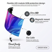 Module LED souple P1.53 P2 P2.5, écran d'affichage publicitaire flexible de forme personnalisée pour les magasins de détail – Le meilleur choix
