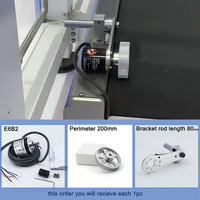 Support de montage d'encodeur rotatif CHBG pour la série E6B2-CWZ, support universel pour roue de compteur pour encodeurs incrémentaux 100-2500P/R