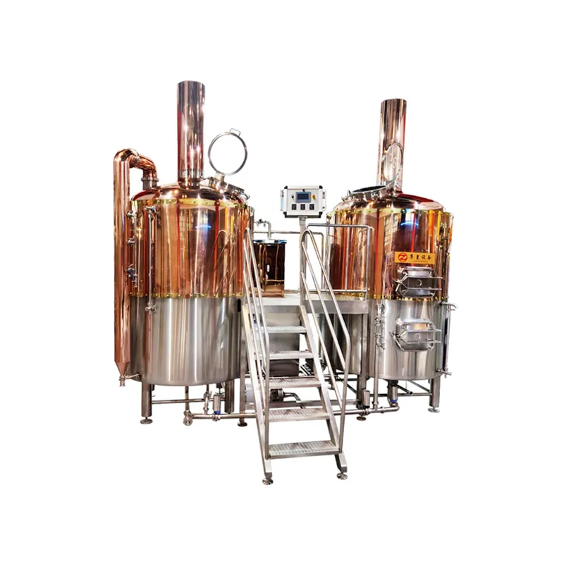 1000Liter Beer Brewing Equipment Red Copper Material