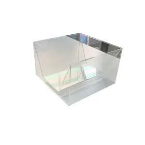 Customized Clear Acrylic Display Rack 5x7 Inch Candy Storage Box High Transparent Easy Cleaning