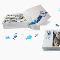 Conteneur de transport en PP ondulé pour fruits de mer, caisse en plastique Corflute pour crevettes, boîte de stockage logistique, emballages pour poissons congelés
