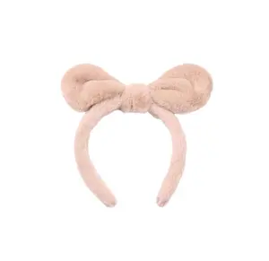 Cute rabbit ears face wash hair band female plush head band new hair headband adornment autumn and winter hair clip