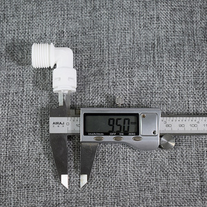 Conector de acoplamiento rápido tipo L KM43 con rosca externa para codo de tubería, 1 pulgada, para purificador de agua - Product Image 3