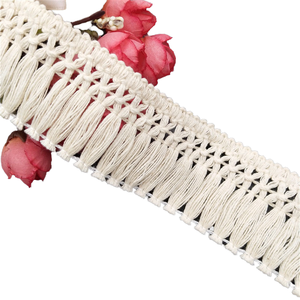 Borlas de Algodón 100% de 4 cm, Encaje de 1.5 Pulgadas, Flecos para Cortinas y Teléfonos Móviles - Nueva Colección de Flyer - Product Image 4