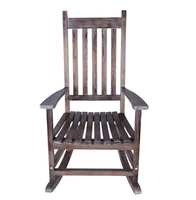 Nouvelle chaise à bascule moderne en cèdre pour usage intérieur et extérieur, siège confortable en bois naturel, bascule personnalisée