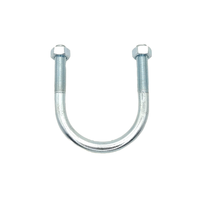 Boulons en forme de U et boucle de tuyau en acier galvanisé Série DN Tailles M6M8M10M12 en stock