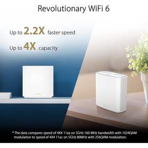 100% Original, Venta al por Mayor, ZenWiFi XD6, Sistema WiFi 6 de Doble Banda, Blanco, Paquete de 2, Cobertura para Todo el Hogar, 5400Mbps, Control por Aplicación - Product Image 4