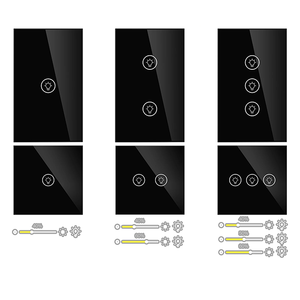 ZigBee/WIFI 조명 조광기 스위치 밝기 무선 제어 스마트 라이프/투야 APP 조명 모드 알렉사 구글 보이스 1/2/3 갱 EU - Product Image 1