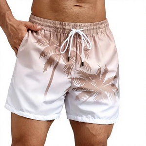 Shorts de plage décontractés pour hommes avec cordon de serrage et poches – Idéal pour les journées paresseuses au bord de la mer – Style patchwork élégant et décontracté – Imprimé 3D – Vêtements d'été - Product Image 5