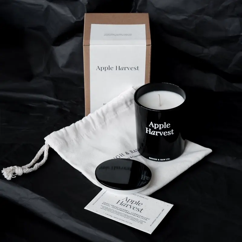 Wholesale Custom Luxury Candle Vessels Unique Black Glass Jars Empty ...
