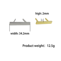Vente en gros d'étiquettes métalliques personnalisées en alliage de zinc de 34 mm, tendance, classiques, avec logo, plaque de marque, décoration pour sac à main, accessoires pour chaussures