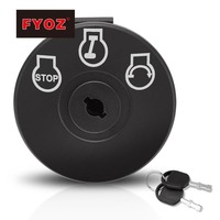 Interruptor de Encendido 925-04659 con Llave, 5 Terminales para Tractores Cortacésped MTD Craftsman Ariens Bad Boy, Repuestos