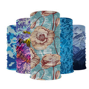 מותאם אישית מודפס חלק כובעי דיג 100% פוליאסטר ראש לעטוף בנדנה <span class=keywords><strong>Durag</strong></span> Biker צעיף גרב בנדנה מסין - Product Image 3