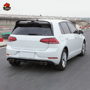 Piezas de coche de ajuste perfecto para Volkswagen Golf 7,5 Facelift <span class=keywords><strong>R</strong></span> estilo kit de carrocería parachoques delantero labio difusor trasero faldones laterales rejilla - Product Image 3