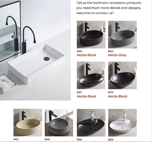Tocador flotante forma Irregular alta calidad moderno Nuevo diseño Wc artículos sanitarios lavabo hecho a mano sobre encimera fregadero de cerámica - Product Image 5