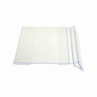 Haute qualité souple rigide Coextrusion gondole rayonnage porte-étiquette PVC porte-étiquette en plastique bande de données transparente pour étagères