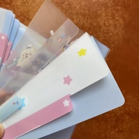 Nueva carpeta de documentos de tamaño A4 de una sola página en forma de L, bolsa de almacenamiento de archivos de Material PP de Color transparente de plástico