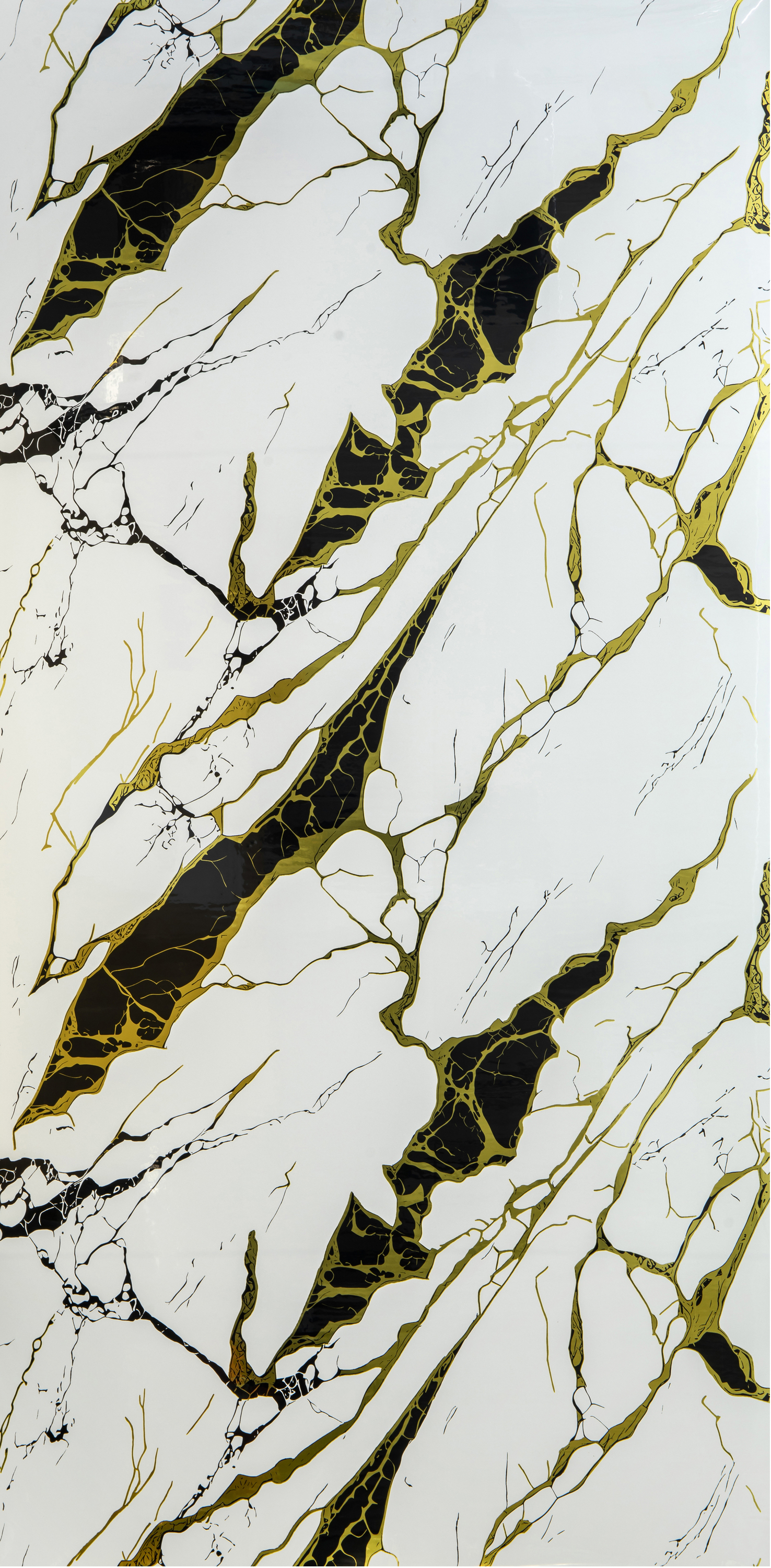 Arctic Teal Crack Marble