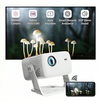 Projecteur numérique sans fil Wifi pour cinéma maison, système Google-TV officiel, vidéo intelligente native 1080P, pour jeux vidéo, films, téléphone, tablette