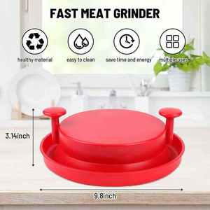 Griffes de l'ours en plastique pour déchiqueter la viande, outils de cuisine et barbecue, déchiqueteur manuel rond pour poitrine de poulet, vente en gros, offre spéciale - Product Image 2