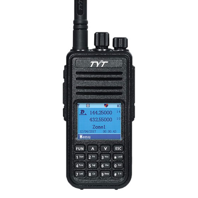 TYT MD-UV380 DMR Digital Mobile Radio Dual Band UHF VHF AT-878 2 Way Radio Walkie Talkie
