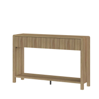 Table console en bois massif de style nordique moderne minimaliste SL-ST1519-4, table de rangement et de décoration pour le salon