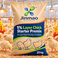 Additif alimentaire Jinmao 1% pour poulets pondeurs : Minéraux et oligo-éléments de qualité alimentaire pour animaux, favorisant la nutrition