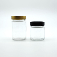 Bocaux en verre en gros avec couvercle hermétique, bocaux de conservation alimentaire, bocaux à large ouverture pour cuisine et garde-manger, emballage Mason avec couvercles
