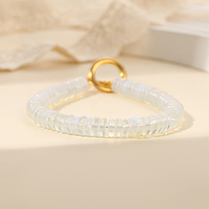 ชุดกำไลข้อมือลูกปัดโอปอลแบบวงกลม TeoWaki ขายส่ง, กำไลแบบ <span class=keywords><strong>OT</strong></span> Clasp ดีไซน์เรียบหรู สำหรับขายส่งและร้านค้าปลีก - Product Image 2