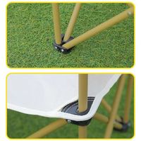 Moderner Tragbarer Klappbarer Tisch aus Kohlenstoffstahl für Outdoor-Camping Metall-Eierroll-Tisch
