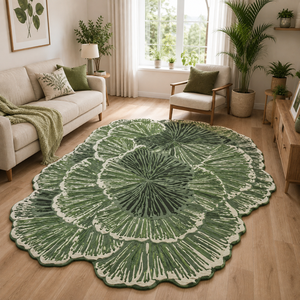 Modern <b>Hand</b> <b>Tufted</b> Wool Area <b>Rug</b> Solid Color High Pile Eco-friendly Washable Non-Slip PVC-coated Backing Custom Decorative <b>Rug</b> - Product Image 5