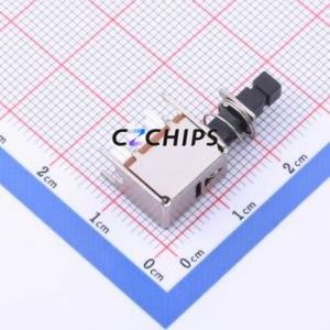 PS-22F531 Pushbutton Switch Through hole Component (THT) Switch 2P2T 100000 9.5mm 24.9mm - Product Image 2