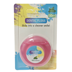 Boîte de <span class=keywords><strong>fil</strong></span> <span class=keywords><strong>dentaire</strong></span> portable ronde de 50 m, saveur menthe, lisse et résistante à la rupture, pour nettoyer l'espace interdentaire - Product Image 4