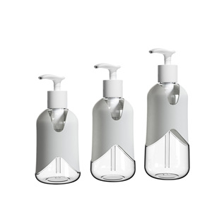 2025 nuevo Stock 300ml 400ml 500ml botella de champú Premium de plástico PET extremo de altura reciclable para sueros estéticos para el cuidado de la piel <span class=keywords><strong>Dove</strong></span> - Product Image 2