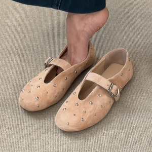 Sandalias Mary Jane para Niñas, Estilo Princesa, Verano 2025, Nuevo Estilo, Cuero Genuino, Diseño Calado, Cierre de Velcro, Suela Delgada, Punta Redonda - Product Image 6