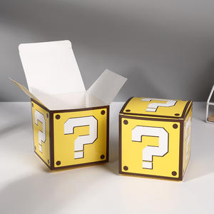 Stile coreano buon prezzo punto <span class=keywords><strong>interrogativo</strong></span> piccolo pacchetto quadrato di colore scatola cieca vendita di scatole misteriose - Product Image 2