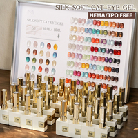 ZRKGEL Meilleures ventes Automne Hiver 56 couleurs Vernis gel effet œil de chat soyeux Sans TPO HEMA Gel pour salon de manucure Vente en gros Fournisseurs de gel UV