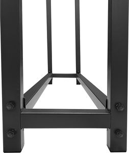 Heavy Duty Steel Firewood Rack Outdoor Indoor <b>Log</b> Storage Holder Fireplace Wood Stacking Frame With Dust Cover - Product Image 4