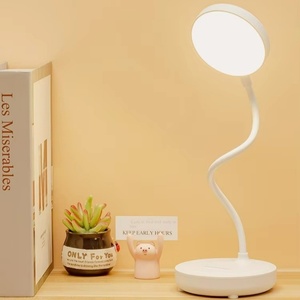 Lámpara de escritorio Led Protección ocular Luz de lectura de un color Lámpara de mesa de manguera flexible enchufable USB para estudio de estudiantes - Product Image 1