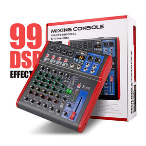 99 Dsp Effect USB Performance palco Audio altoparlante Audio 6 canali Mixer Mixer professionale Mixer Audio - Product Image 6