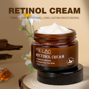 Crème hydratante pour le visage au rétinol, crème de nuit anti-âge, sans parfum, lisse les ridules, raffermit, anti-rides, collagène, crème au rétinol - Product Image 1